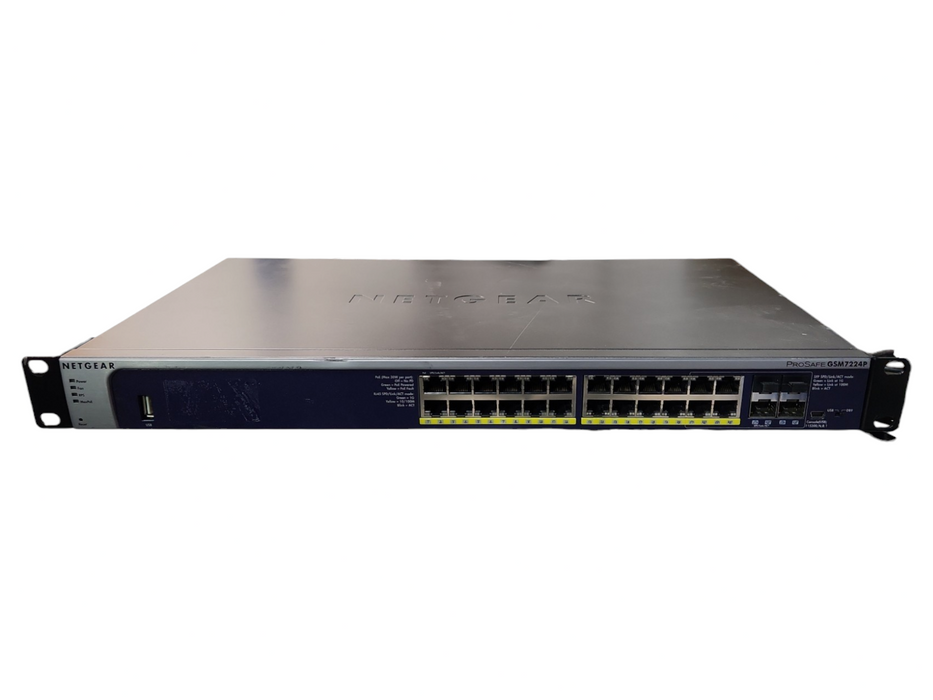 Netgear ProSafe GSM7224P 24-Port Gigabit Switch, 4x 1G SFP Ports