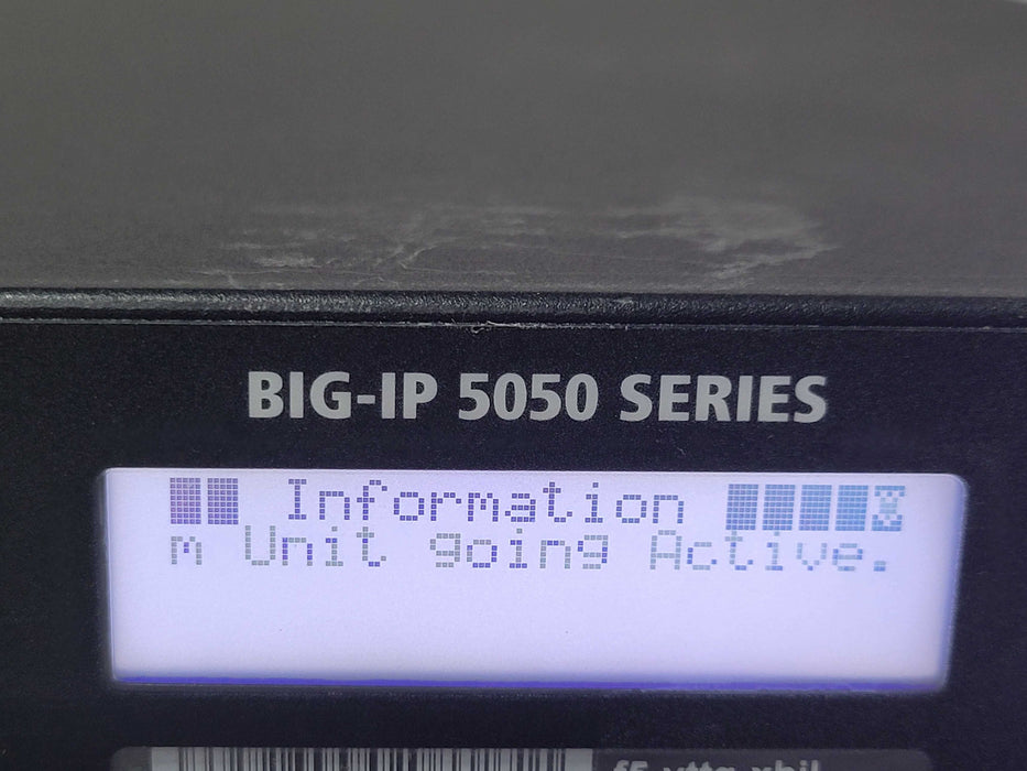 F5 Networks BIG-IP 5000 Series Application Delivery Controller Model 5000 _