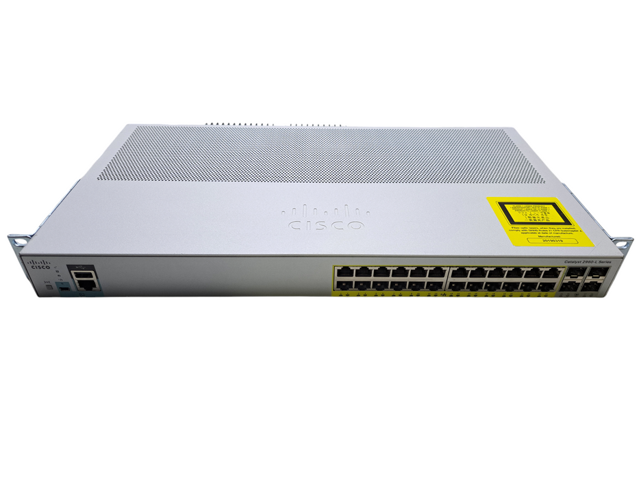 Cisco WS-C2960L-24PS-LL V01 | 24-Port Gigabit PoE+ Silent Switch 4x SFP