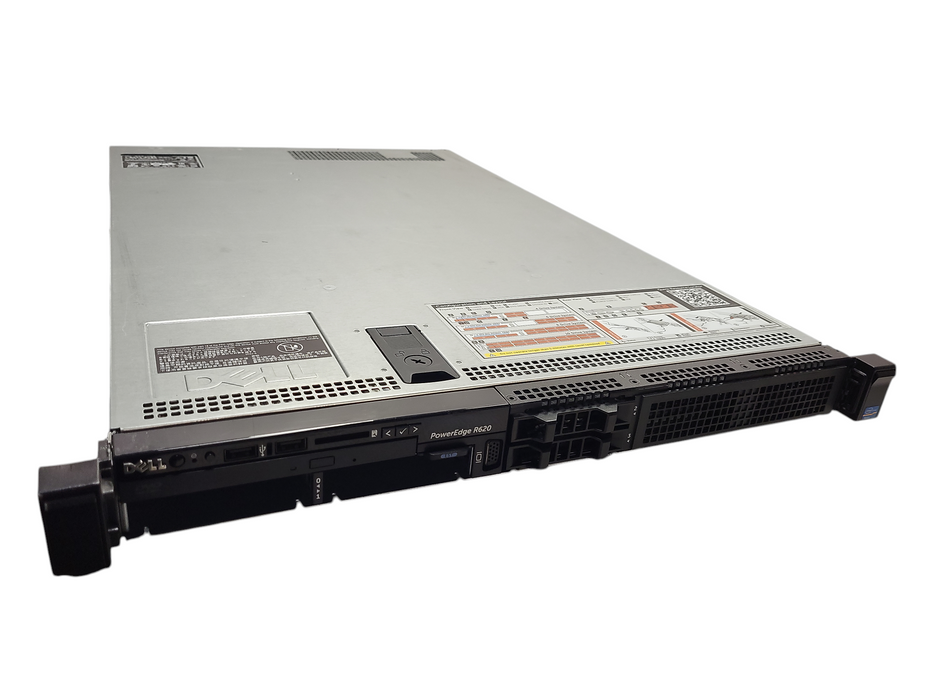 Dell PE R620 1U 2x E5-2695 v2 @ 2.4GHz 32GB DDR3 H310 Mini 2x PSU 2.5" READ $