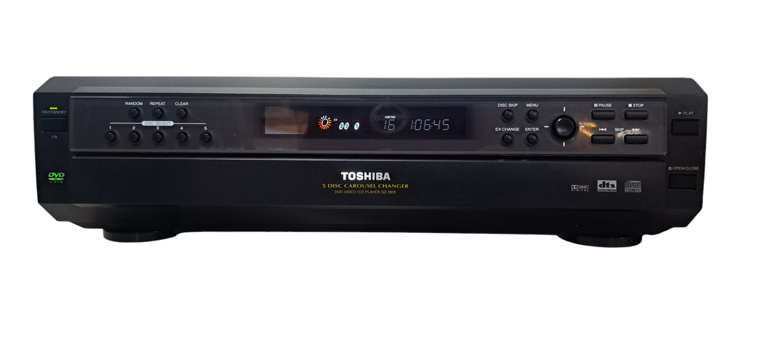 Vantage Toshiba SD-2805C 5-Disc Carousel DVD/CD Player