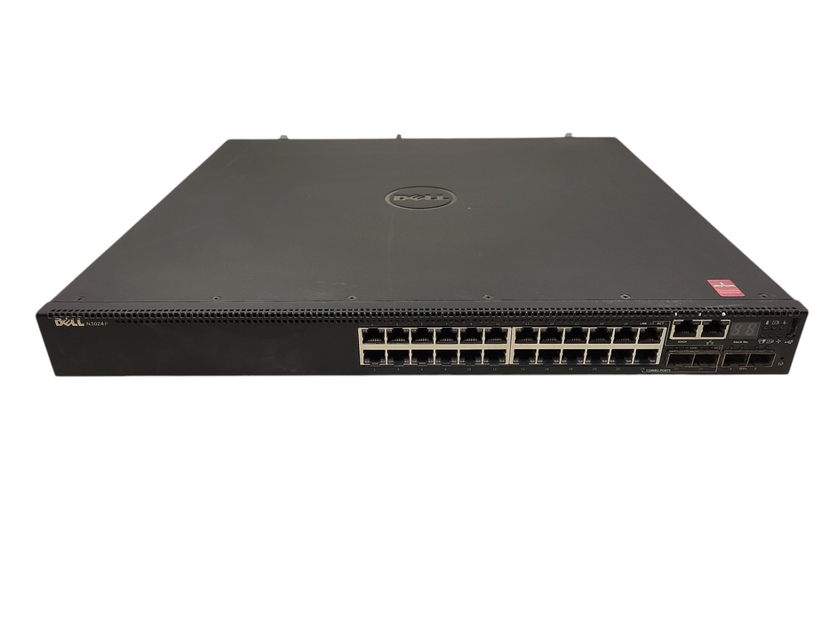 Dell N3024P | 24-Port Gigabit PoE+ Managed Switch 2x PSU $
