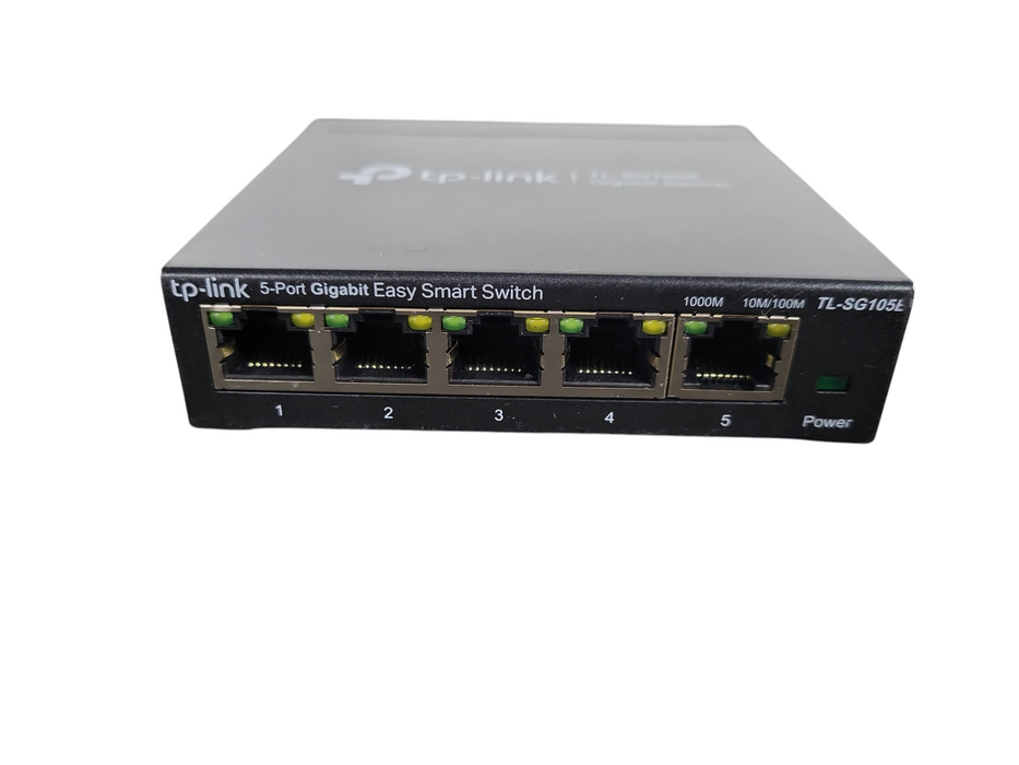 TP-LINK TL-SG105E 5-Ports Gigabit EasySmart Switch Lite Smart Network Ether !
