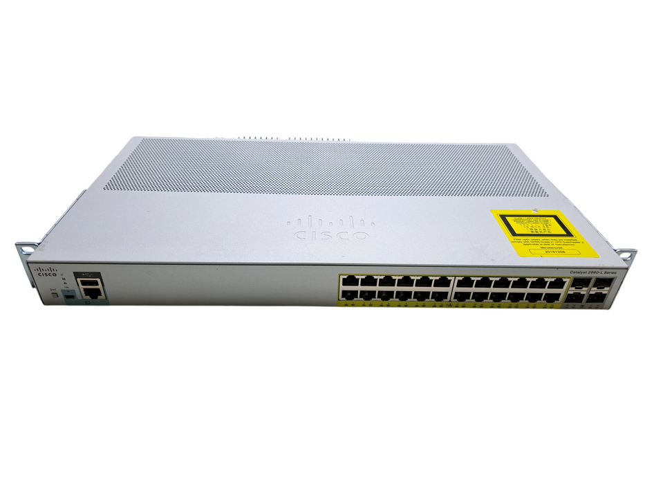 Cisco WS-C2960L-24PS-LL V01 | 24-Port Gigabit PoE+ Silent Managed Switch