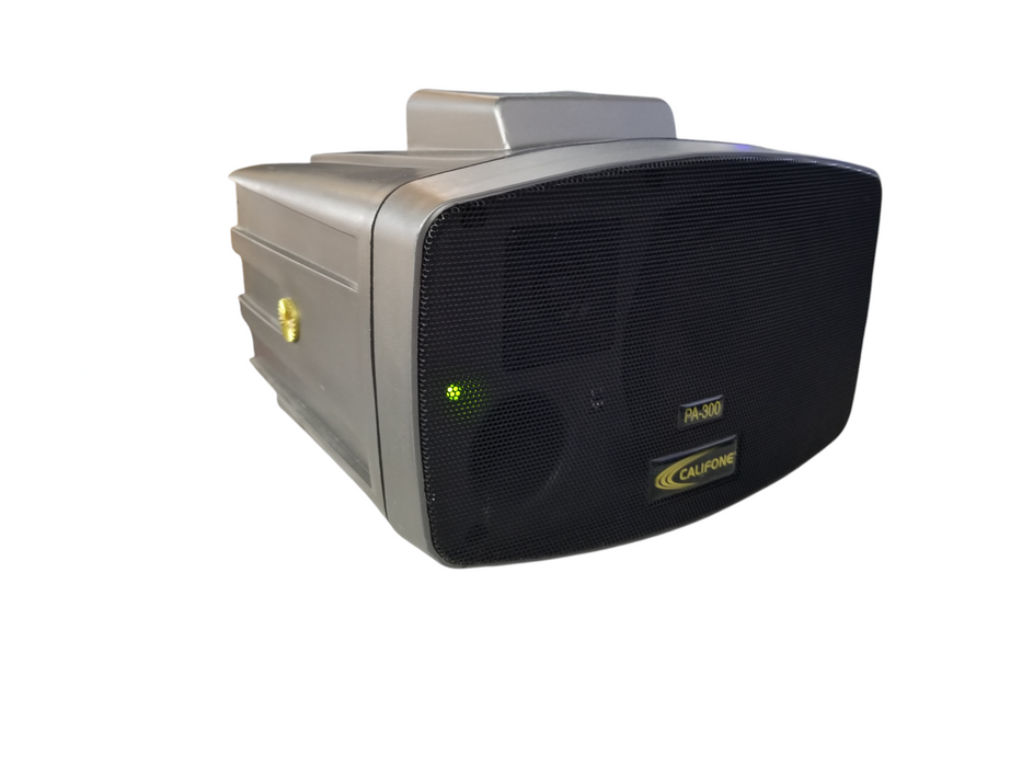 Califone PA-300 Presentation Pro 90 WATT AUX IN Stereo PA SPEAKER