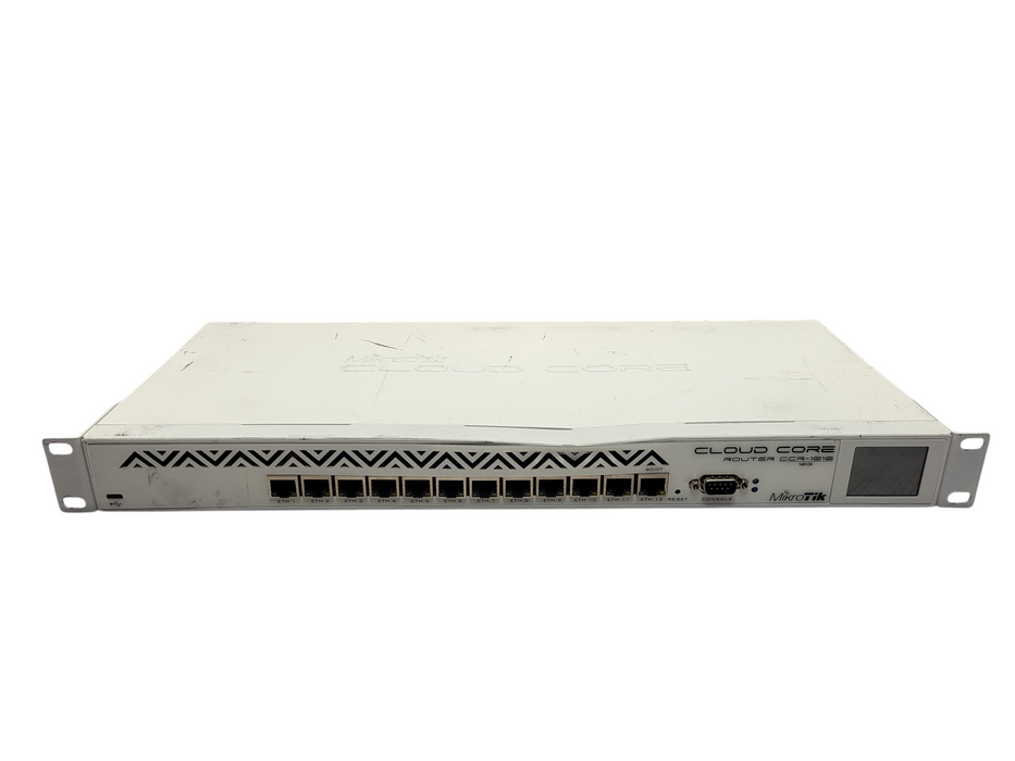 MikroTik CCR1016-12G Cloud Core Router 12-Port Gigabit Routerboard READ $