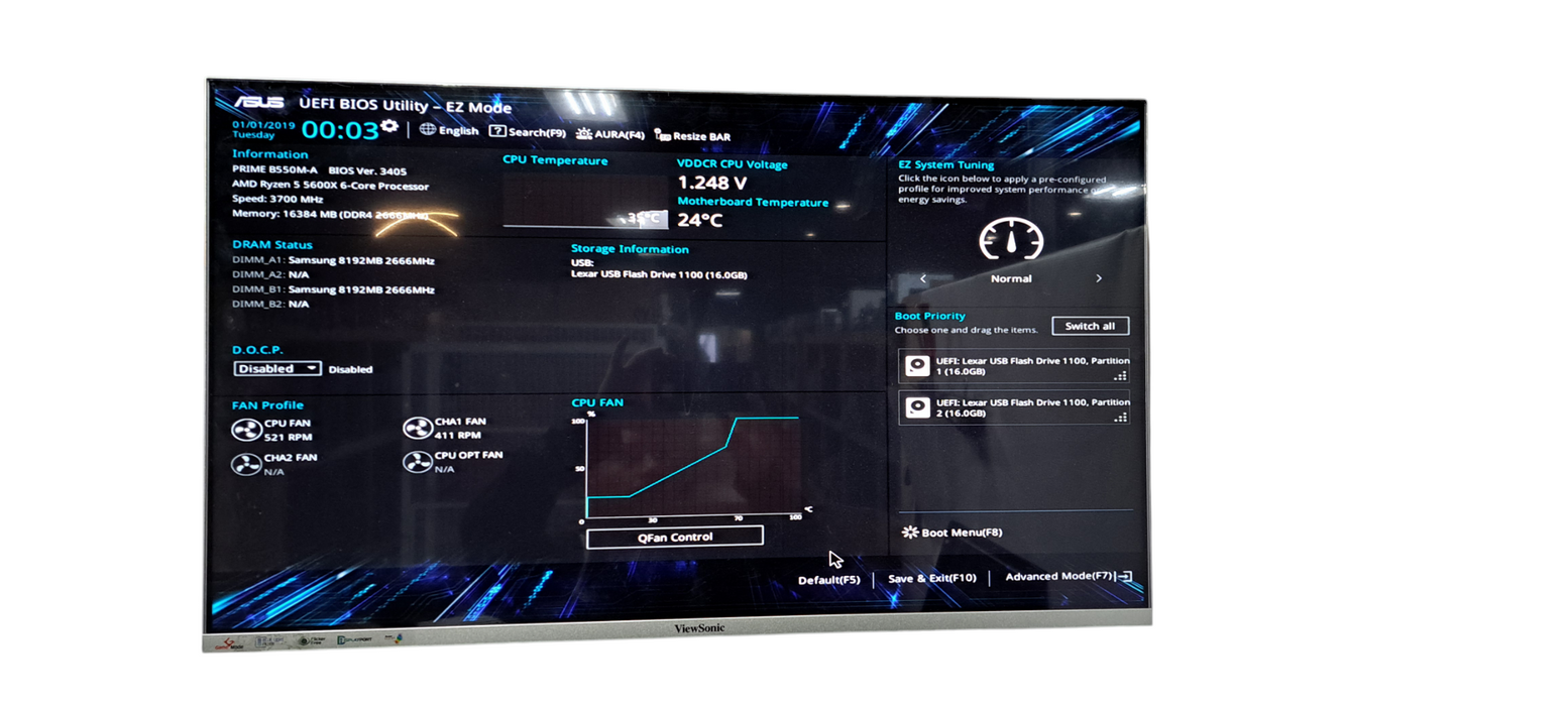 Custom PC Ryzen 5 5600X|16GB RAM|256GB NVMe| GT710 GPU