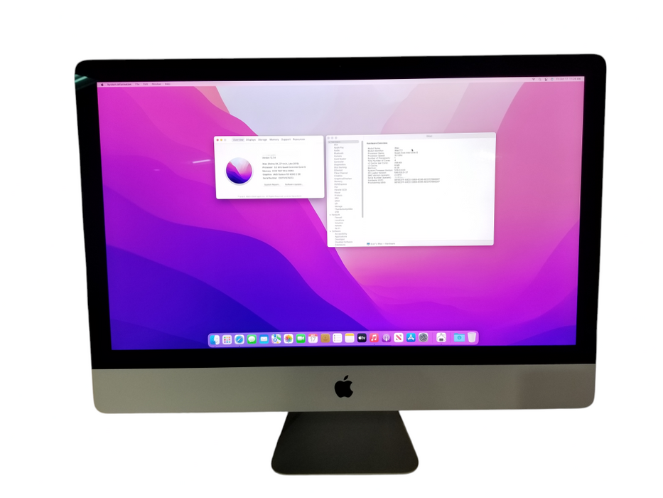 Apple iMac A1419 Retina 5K, 27-inch, Late 2015 3.2 GHz Core i5, 8GB RAM 1TB
