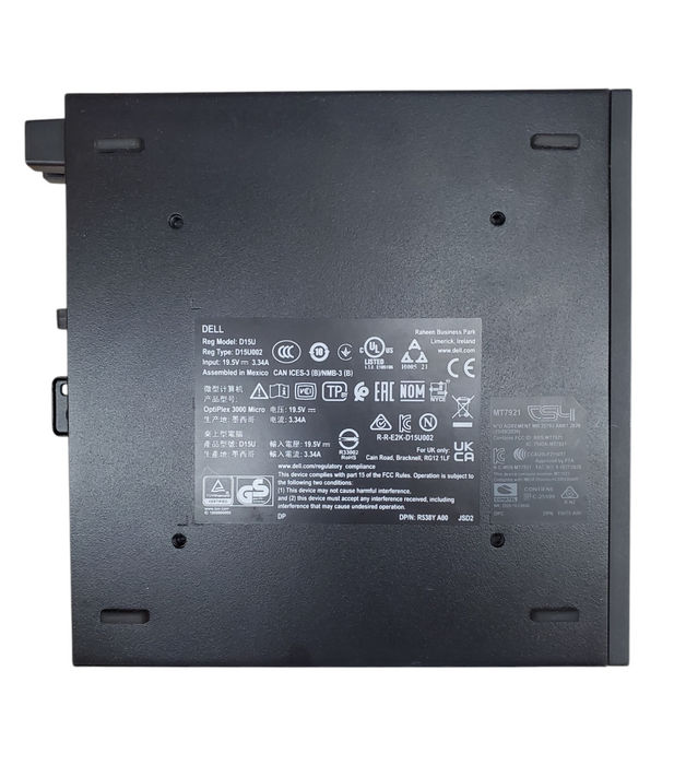 Dell OptiPlex 3000 Micro, Core i5-12500T, 16GB DDR4, 500GB SSD