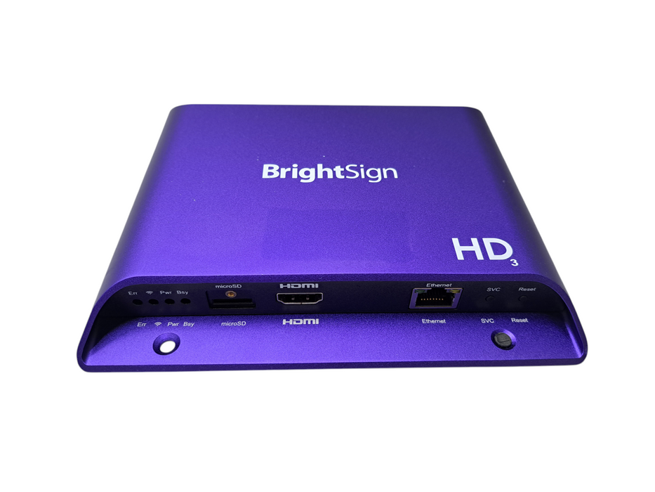 BrightSign HD3 HD223 HDMI Media HD Digital Player | Factory Reset