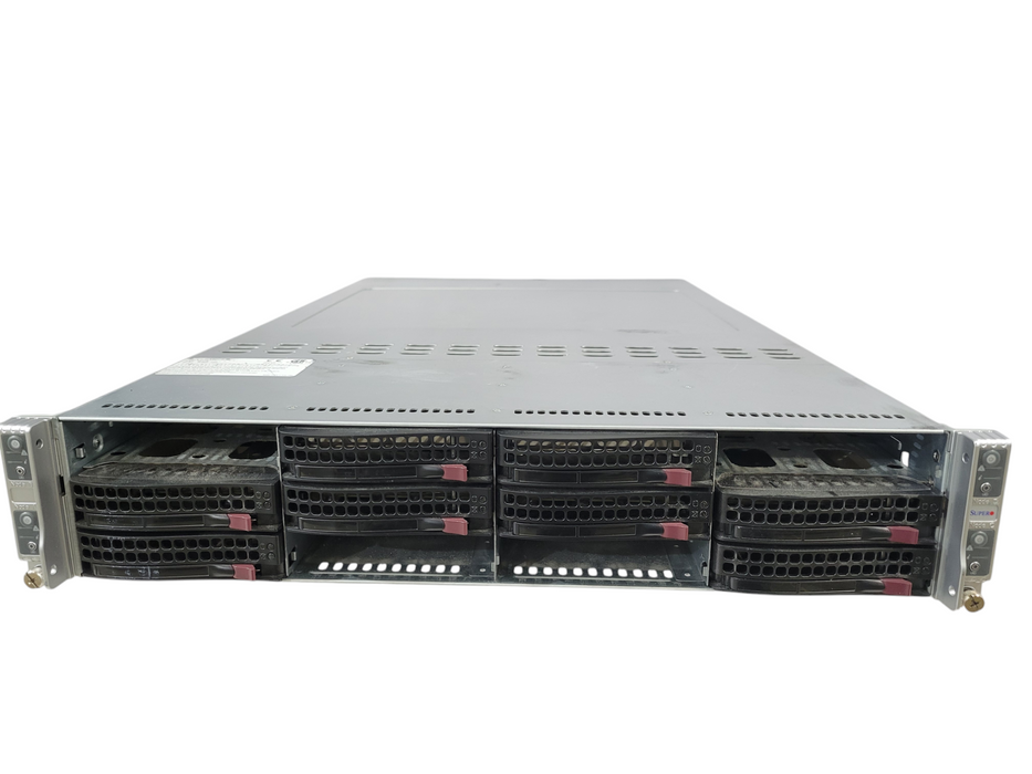 Supermicro X10DRT-H / CSE-827 - 8x Xeon E5-2680 V3 128GB DDR4 NO HDD 1xPSU %