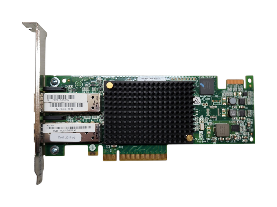CISCO UCSC-PCIE-E16002 EMULEX 16Gb Dual Port Fibre Channel Adapter