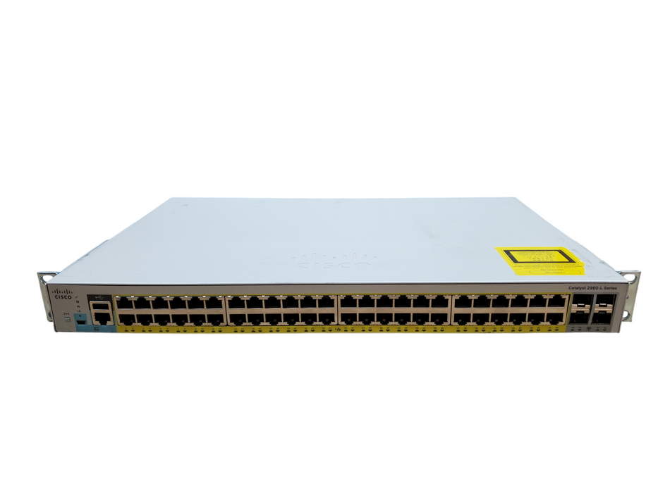 Cisco WS-C2960L-48PS-LL V01 48-Port Gigabit PoE Network Switch