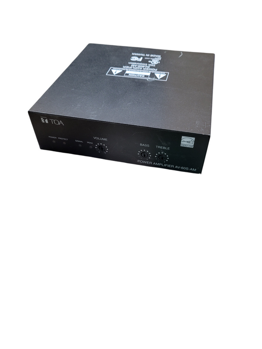 Toa AV-60S-AM Single Channel Digital Compact Power Amplifier C5