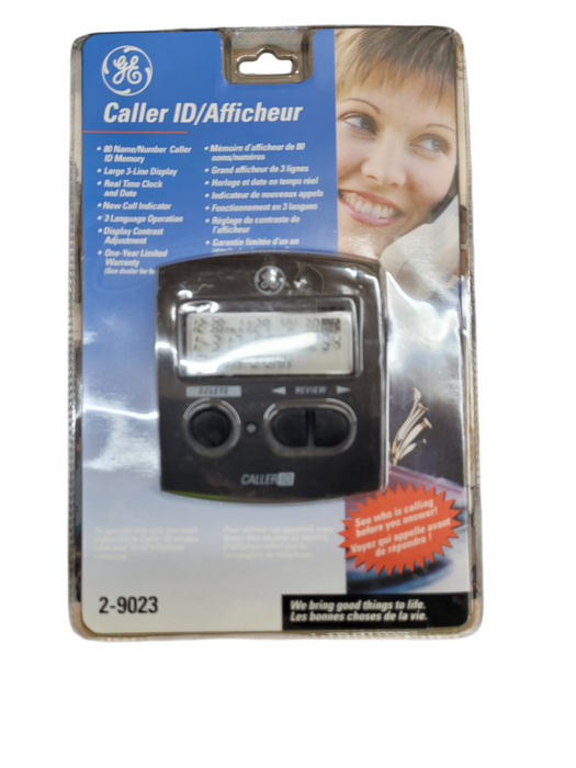 General Electric Caller ID 2-9023 80 Name/Caller ID Black