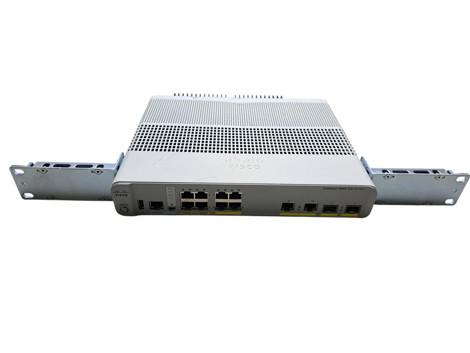 Cisco WS-C2960CX-8PC-L V02 | 8-Port Gigabit PoE 124W Silent Switch w/ Ears