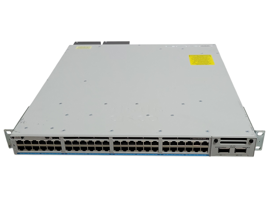 Cisco C9300-48UN-A 48-Port UPoE Network Switch w/ C9300-NM-2Q, 2x PSU _