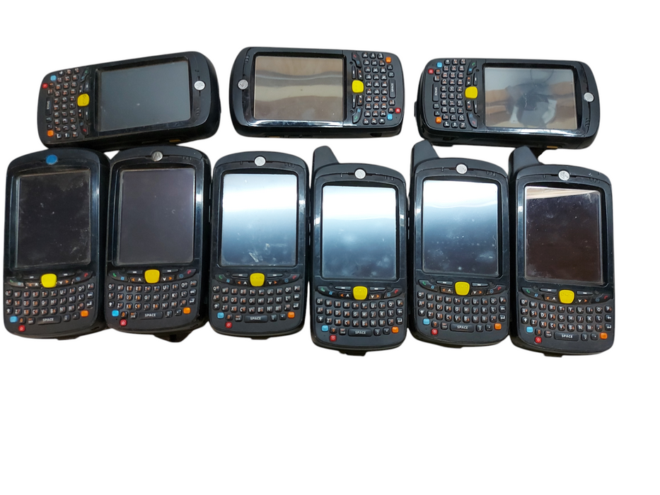 Lot of 9x - Motorola MC67NA Barcode Scanner NO BATTERY *READ*