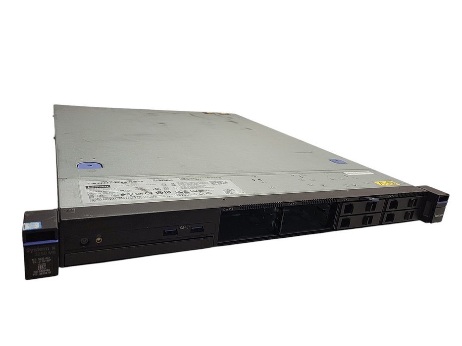 Lenovo x3250 M6 1U 8x 2.5" Xeon E3-1270 v5 3.00GHz 2x 460W PSU No RAM/HDD $