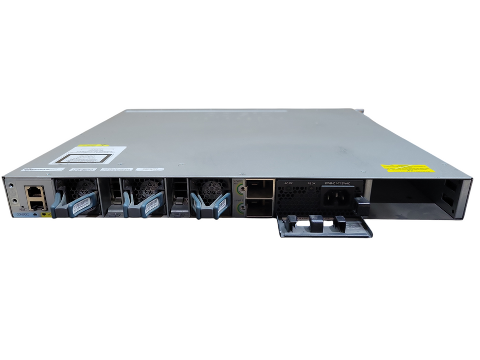 Cisco Catalyst 3850 48 PoE+ Switch WS-C3850-48P-E w/ C3850-NM-4-1G !