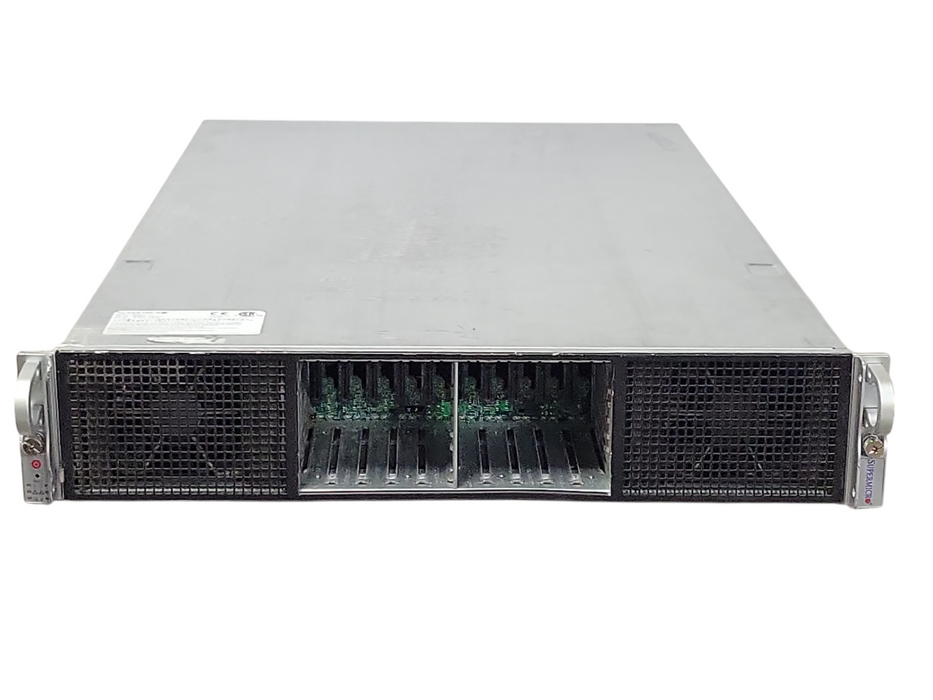 Supermicro X10DRG (218-20) 2x Xeon E5-2630v4 192GB 10x 2.5" No PSU READ _