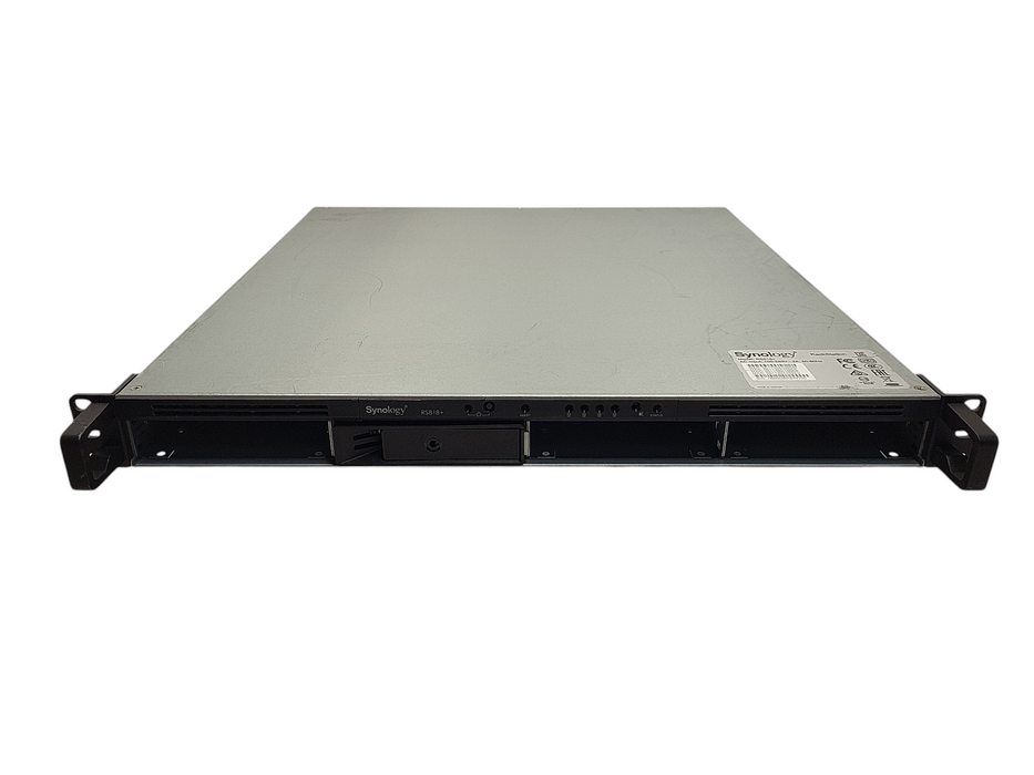 Synology RackStation RS818+ 4-Bay NAS 1U Rack Mount 1x 4TB HDD $