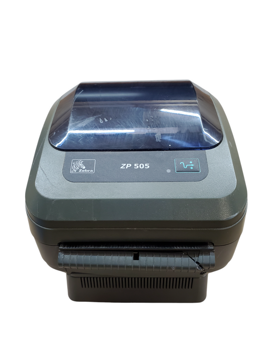 Zebra ZP505 Thermal Printer w/ Power Base ZP505-0503-0020 *read*