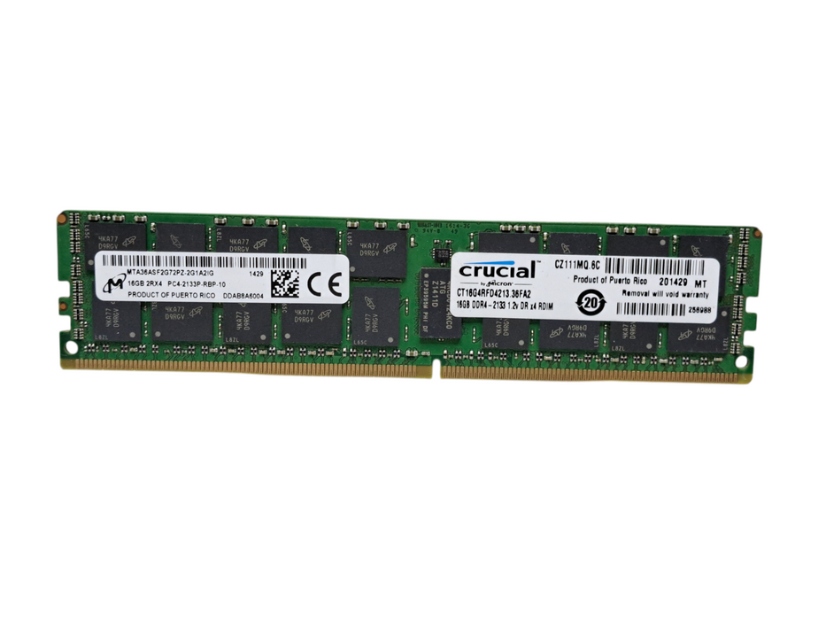 Micron 16GB 2RX4 PC4-2133P-RBP-10 | DDR4 Server Memory Q
