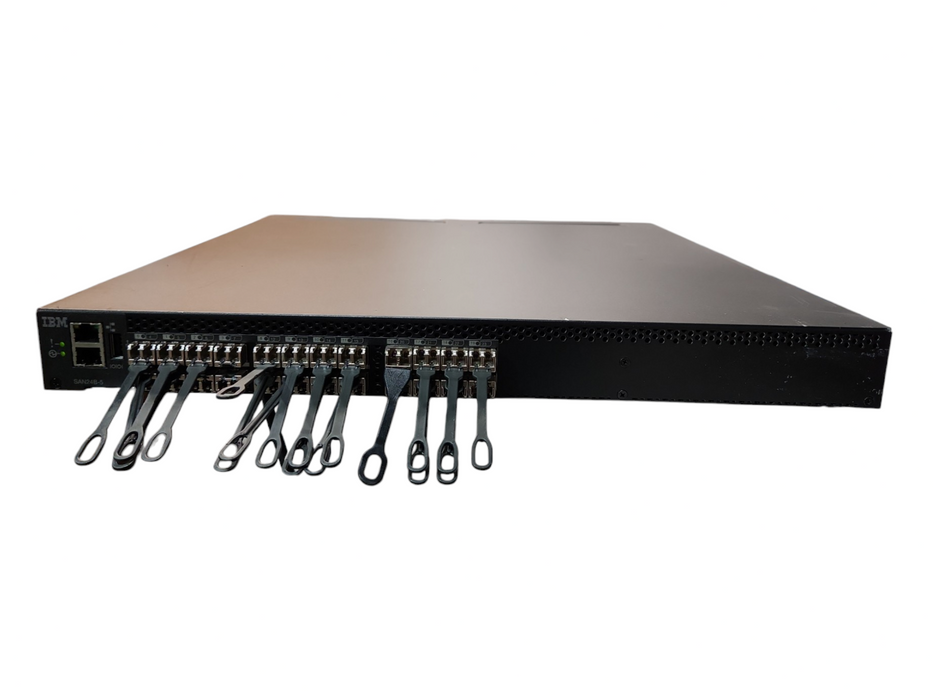 IBM SAN24B-5 24-Port SFP+ Switch (2498-F24/24G/X24), 24 Ports Active