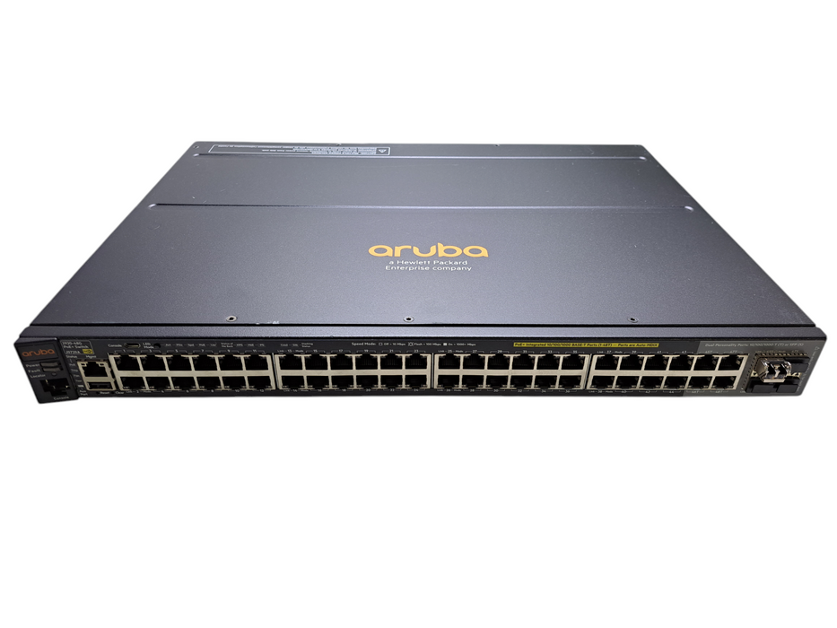 HP J9729A Aruba 2920-48G-POE+ Switch w/ J9733A Module & 1x PSU