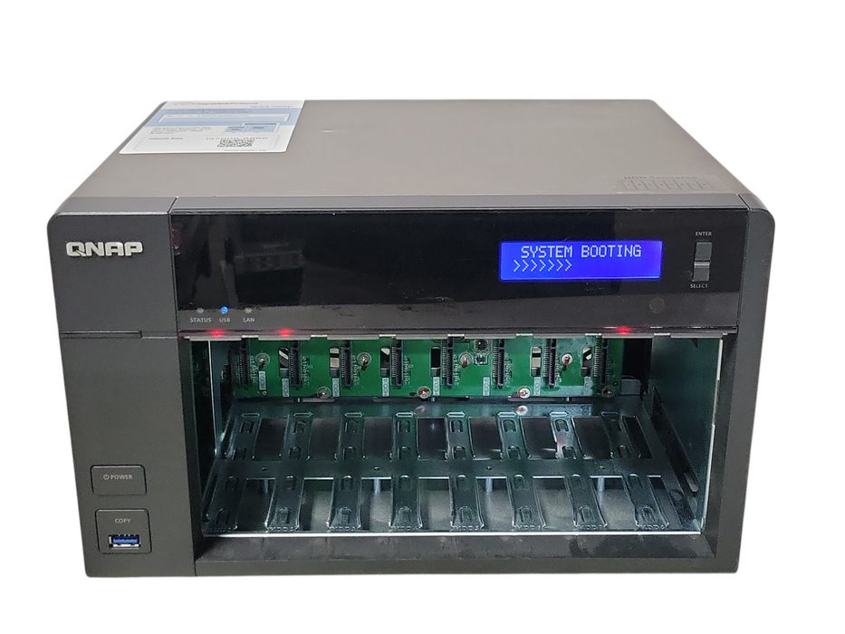 QNAP TS-853-PRO-8G 8 Bay Desktop NAS, No HDD, No HDD Caddies, READ _