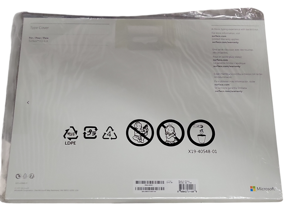 Lot of 5x Microsoft Surface Pro Type Cover Keyboard 1725 for Surface Pro 4 Q_