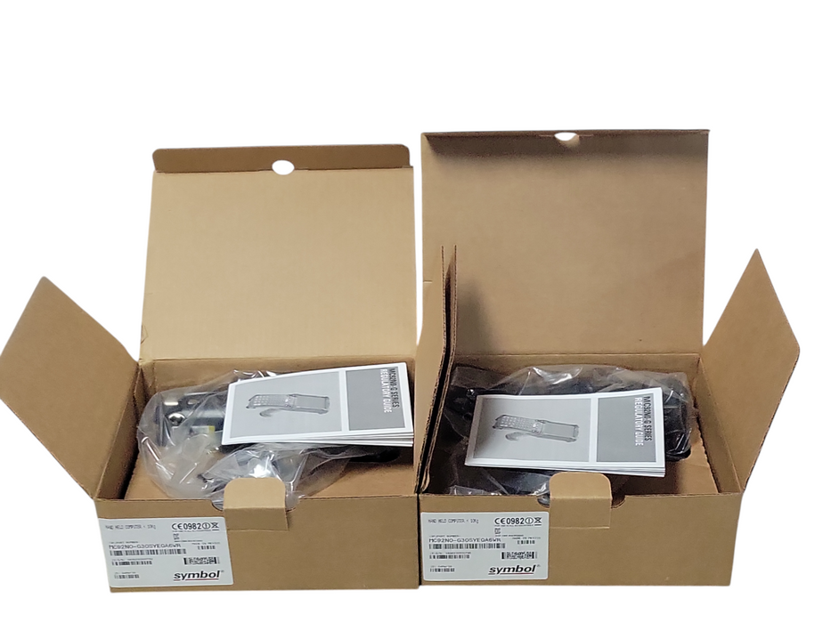 Lot of 2x Open-Box Zebra MC92N0-G30SYEQA6WR Barcode scanners w/ battery _