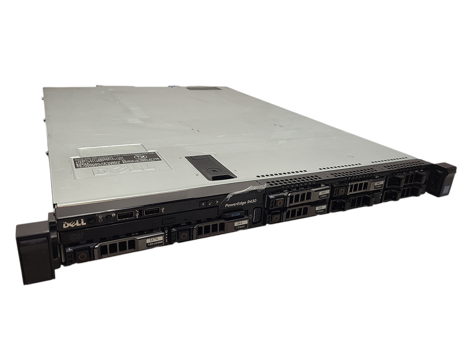 Dell R430 1U 2.5"| Xeon E5-2640 v3 @2.6GHz, 32GB DDR4, H730 Mini, 5x caddies $