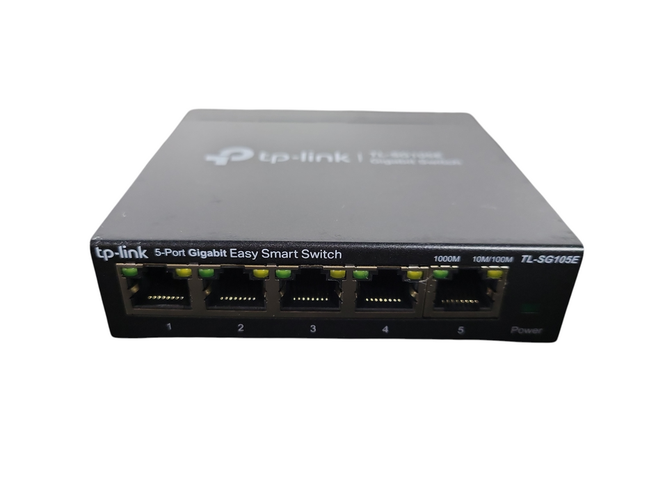 TP-LINK TL-SG105E 5-Ports Gigabit EasySmart Switch Lite Smart Network Ether !