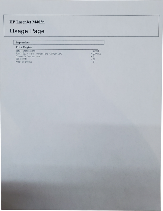 HP LaserJet Pro M402n Monochrome Laser Printer w/ Toner