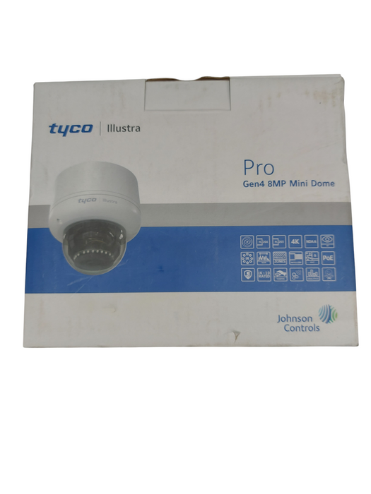 Illustra Pro Gen4 8MP MiniDome Security Camera – IPS08-D13-OI04