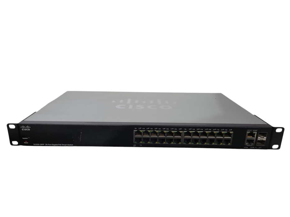 Cisco SG200-26FP 26-Port Gigabit PoE Smart Switch !