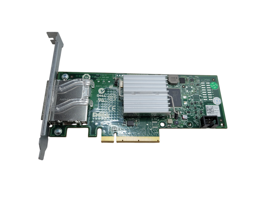 Dell PERC H200E Dual Port 6Gb/s SAS Host Bus Adapter Card 0D687J High Profi %