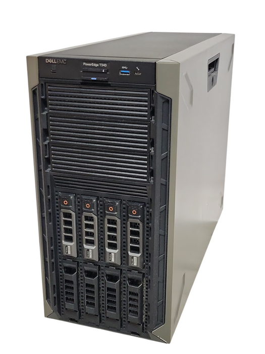 Dell PE T340 8x3.5", Xeon E-2174G 3.80GHz, 16GB DDR4, PERC H330, 2x4TB SAS _