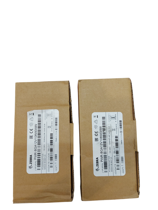 Lot 2x ZEBRA POWER ADAPTER PWR-BGA12V50W0WW SAWA-58-90012A