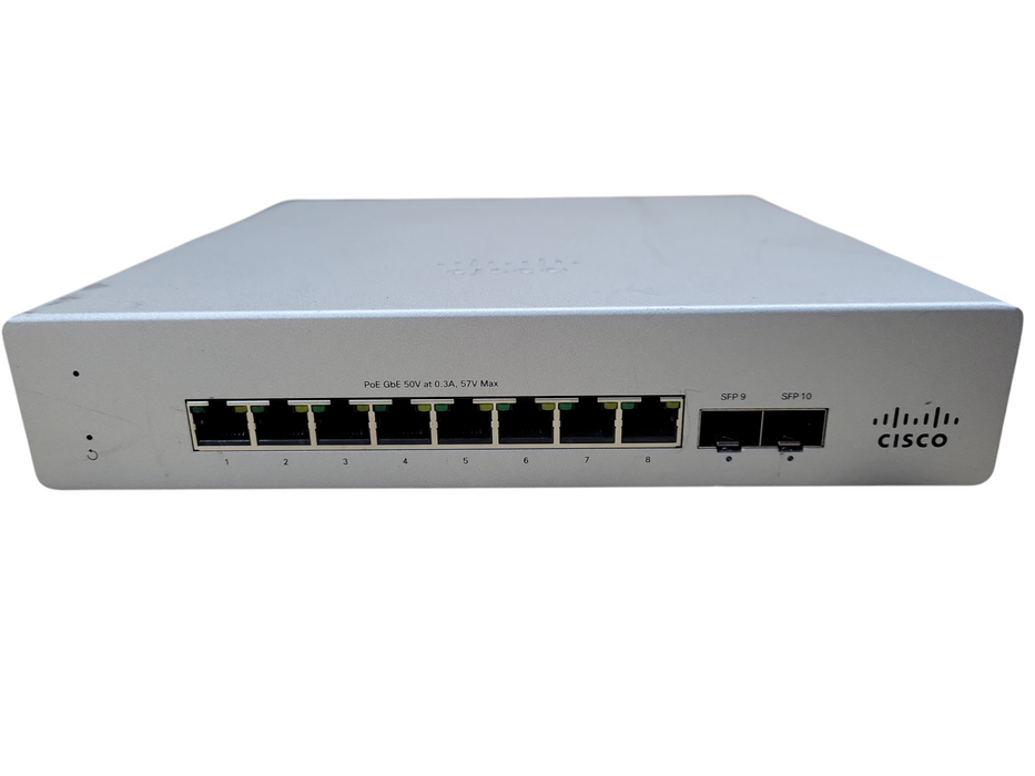 Cisco Meraki MS120-8FP-HW | 8-Port Gigabit PoE+ Cloud Switch UNCLAIMED !