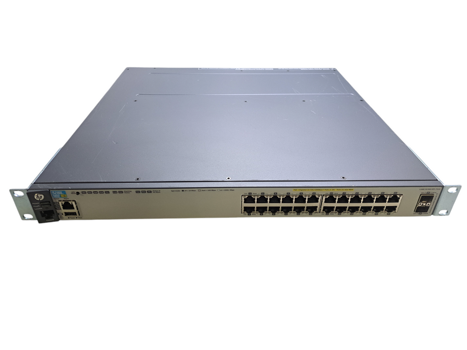 HP E3800-24G-2SFP+ J9573A | 24-Port Gigabit PoE+, 2x SFP+ Switch w/ 2x PSU
