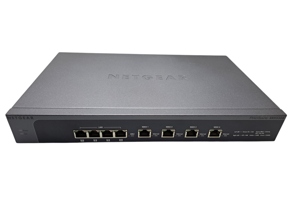 Netgear SRX5308 ProSafe Gigabit Quad WAN SSL VPN Firewall