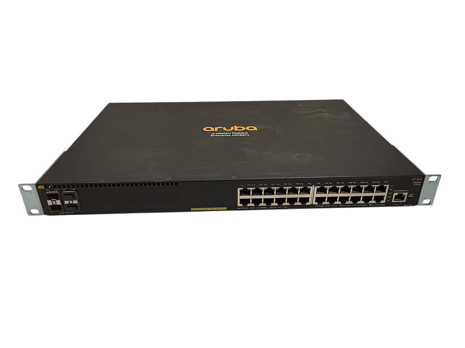 Aruba HP JL261A HPE 2930F 24G PoE+ 4SFP Gigabit Switch $