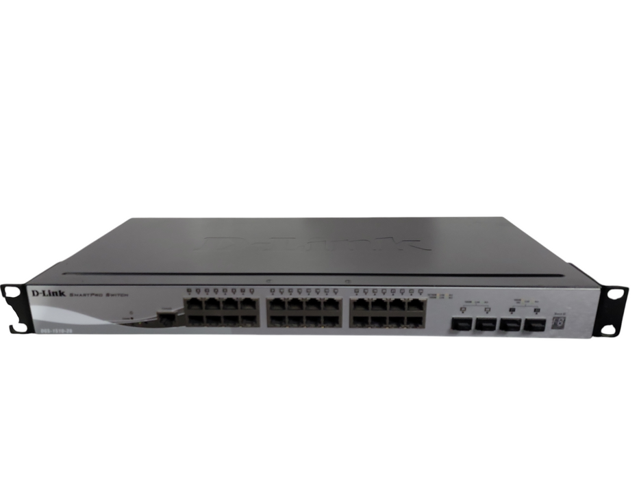 D-Link DGS-1510-28 Smart Switch w/ 2x 10G SFP, Factory Rest !