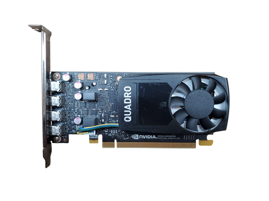 NVIDIA Quadro P1000 4GB GDDR5 Graphics Card 4x MiniDP Q