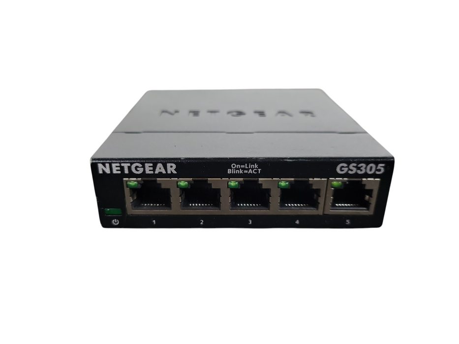 Netgear GS305 5-Port Gigabit Ethernet Unmanaged Switch !