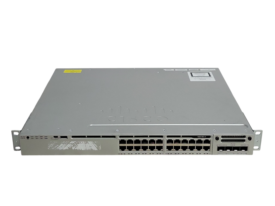 Cisco Catalyst WS-C3850-24T-S 24-Port Network Switch w/ C3850-NM-2-10G _