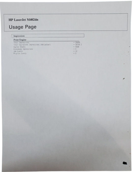 HP LaserJet Pro M402dn Monochrome Laser Printer w/ Toner Q